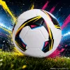 MINSA hand-sewn PU leather pressure-relieving football, the same style as the World Cup football Specification image